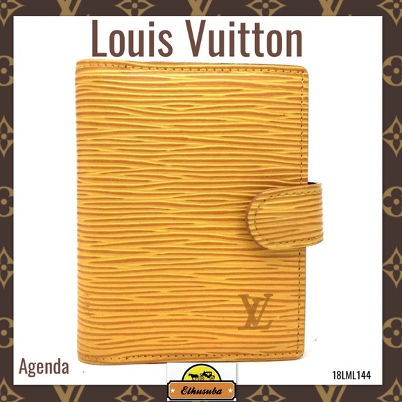 Louis Vuitton Handbags - Louis Vuitton Epi Yellow Mini Agenda Notebook